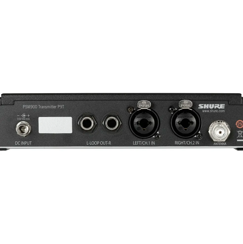 Shure PSM 900 Personal Monitor System With Rackmountable Transmitter, Rechargeable Bodypack Receiver and SE425 Earphones G6