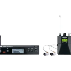 Shure PSM 300 Wireless Personal Monitoring System With SE215-CL Earphones Band G20 Clear