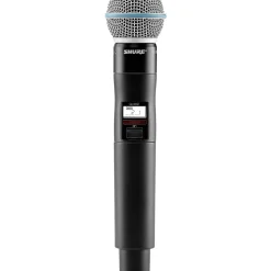 Shure QLXD2/BETA58A Wireless Handheld Microphone Transmitter With Interchangeable BETA 58A Microphone Capsule Band G50