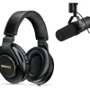 Shure Recording Bundle With SM7B Cardioid Dynamic Microphone and SRH840A Studio Headphones