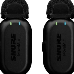 Shure Shure MoveMic Kit Two-Channel Wireless Lavalier Microphone System With MoveMic Receiver