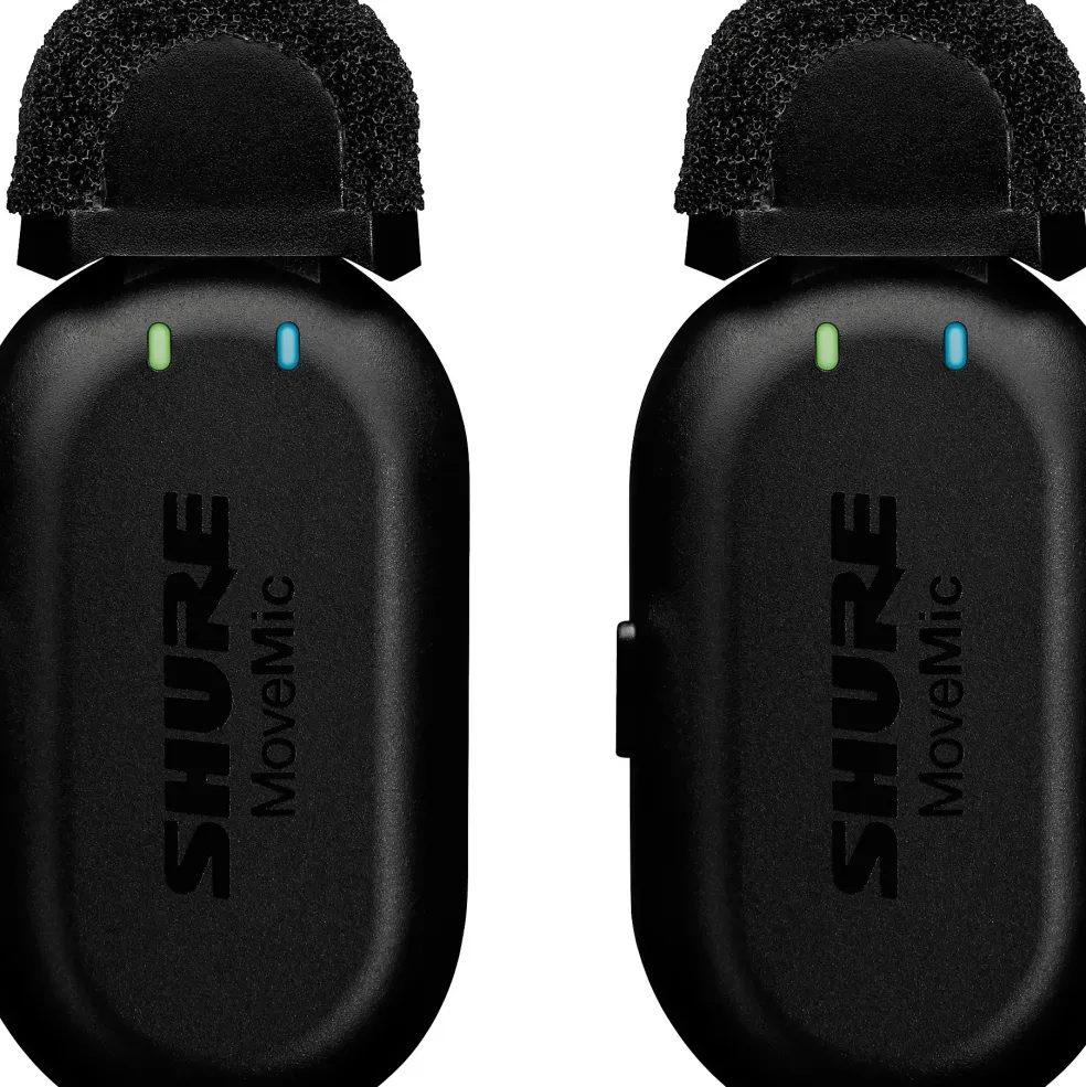 Shure Shure MoveMic Kit Two-Channel Wireless Lavalier Microphone System With MoveMic Receiver