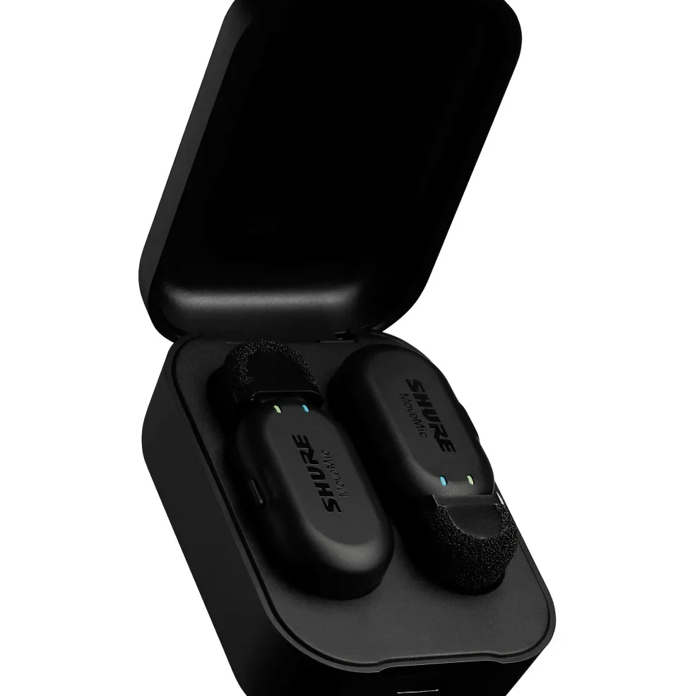 Shure Shure MoveMic Kit Two-Channel Wireless Lavalier Microphone System With MoveMic Receiver