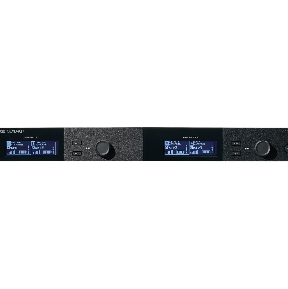 Shure SLX-D Quad Channel Digital Wireless Receiver Band G57