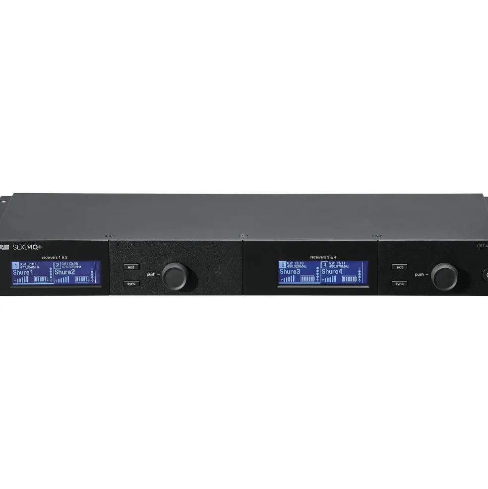 Shure SLX-D Quad Channel Digital Wireless Receiver Band G57