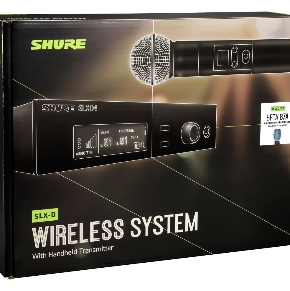 Shure SLXD24/B87A Wireless Microphone System Band J52