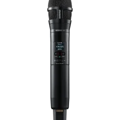 Shure SLXD24D/N8C Dual-Channel Digital Wireless Handheld Microphone System with Nexadyne 8/C Cardioid Capsules (G58: 470 to 514 MHz) Band G58 Black