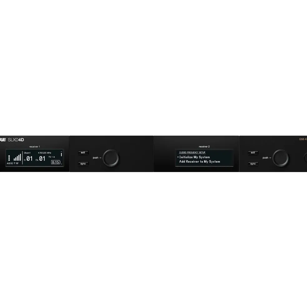 Shure SLXD24D/SM58 Dual-Channel Wireless Vocal Microphone System With SM58 Band G58