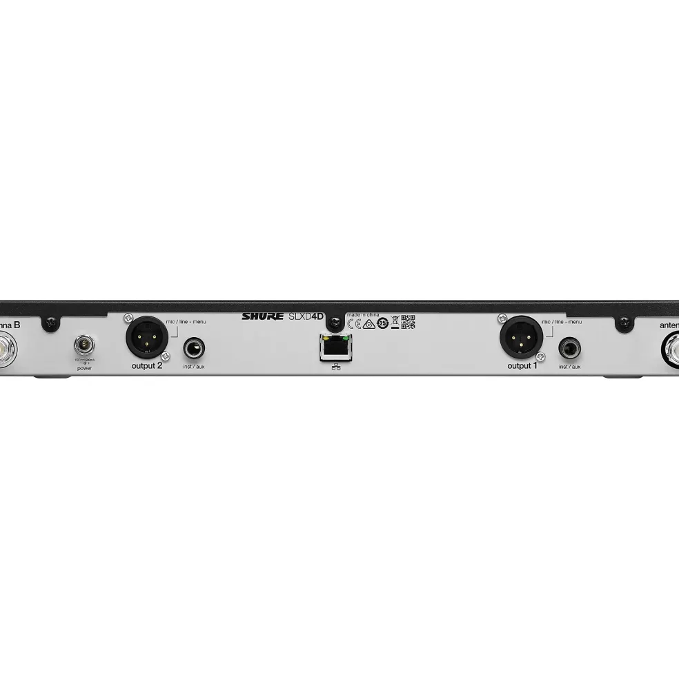 Shure SLXD24D/SM58 Dual-Channel Wireless Vocal Microphone System With SM58 Band G58