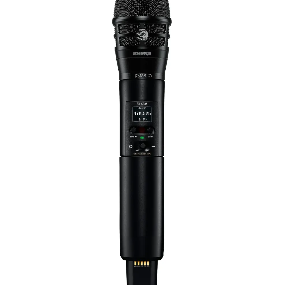 Shure SLXD2/K8B Handheld Transmitter With KSM8 Capsule Band G58