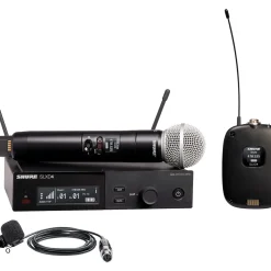 Shure SLXD124/85M Combo System With SM58 & WL185M Band G58