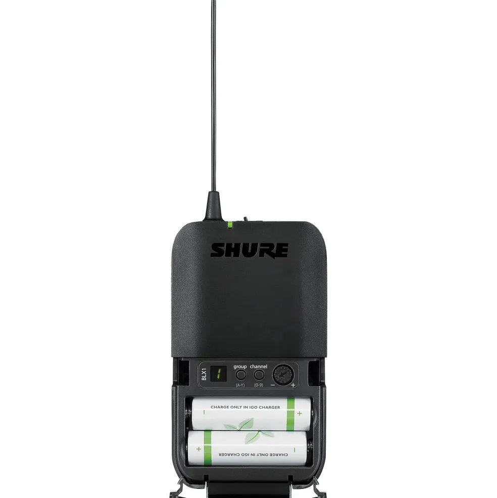 Shure SLXD14/85M Single Bodypack System With WL185M Lavalier Band H9