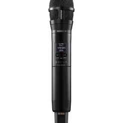 Shure SLXD24/N8C Digital Wireless Handheld Microphone System With Nexadyne 8/C Cardioid Capsule, Band G58: 470-514MHz Band H55 Black