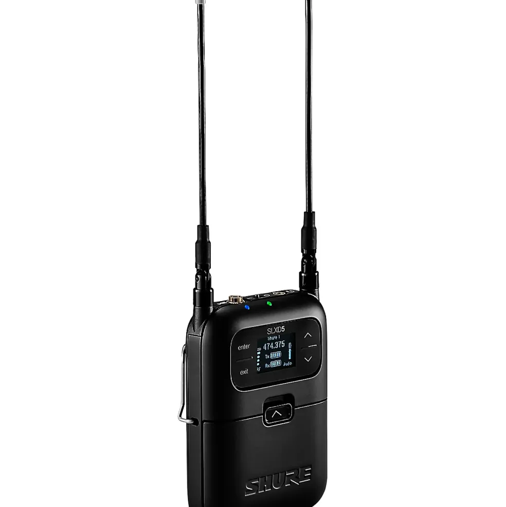 Shure SLXD24/SM58 Portable Digital Wireless Bodypack System With Handheld Transmitter Band H55