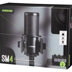 Shure SM4 Dual-Diaphragm Condenser Home Recording Microphone Kit