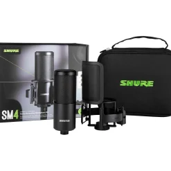 Shure SM4 Dual-Diaphragm Condenser Home Recording Microphone Kit