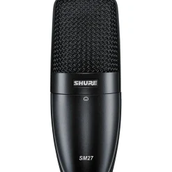 Shure SM27 Large-Diaphragm Condenser Mic With Shockmount and Bag