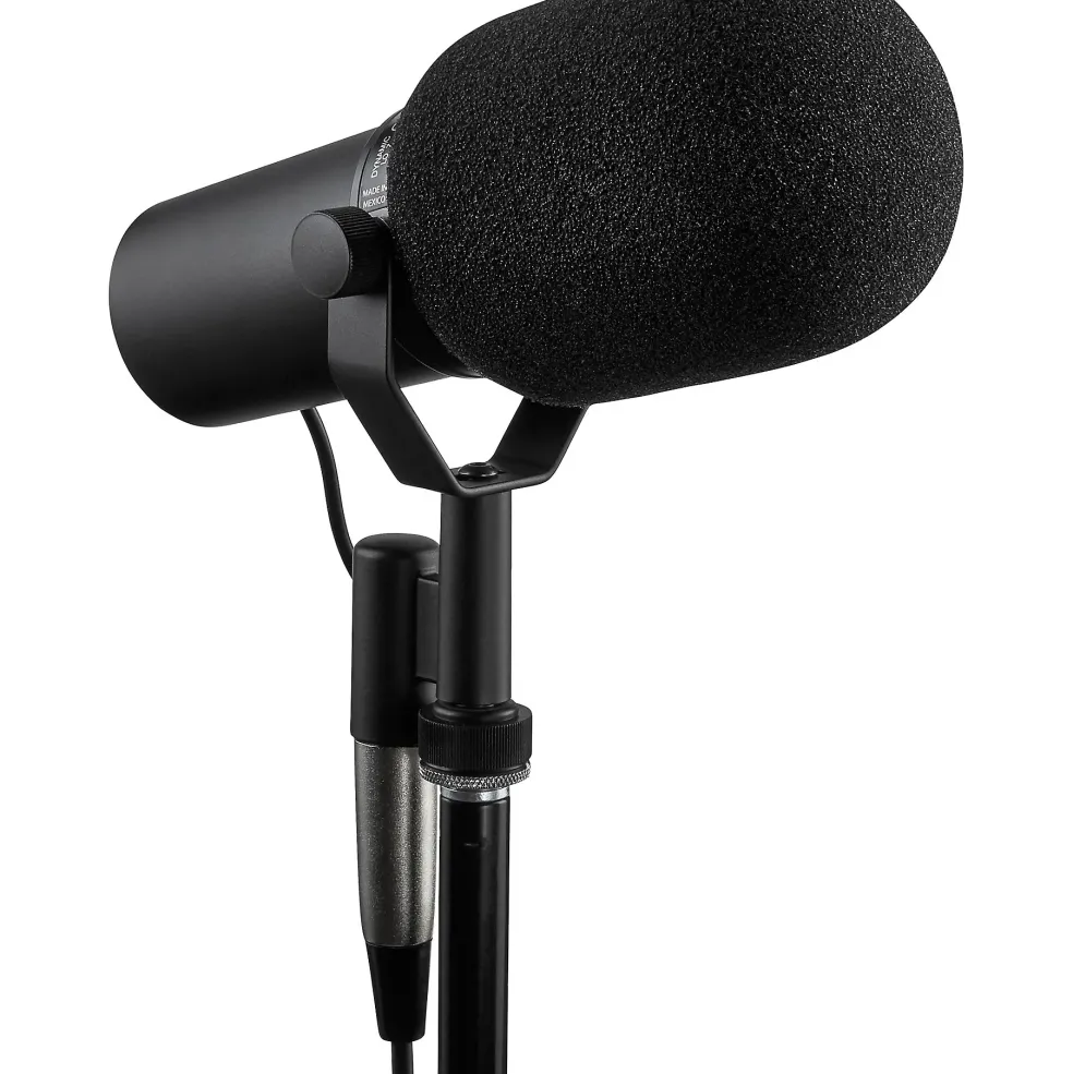 Shure SM7B Dynamic Microphone and CL-1 Cloudlifter Kit with Stand and Cables