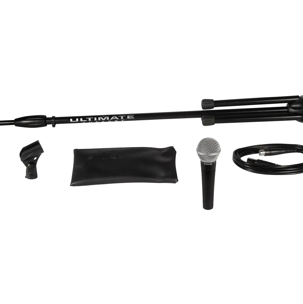Shure Stage Performance Kit With SM58 Microphone