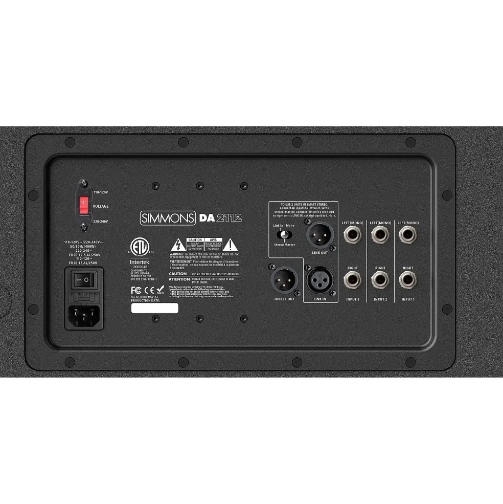 Simmons DA2112 Advanced Drum Amp