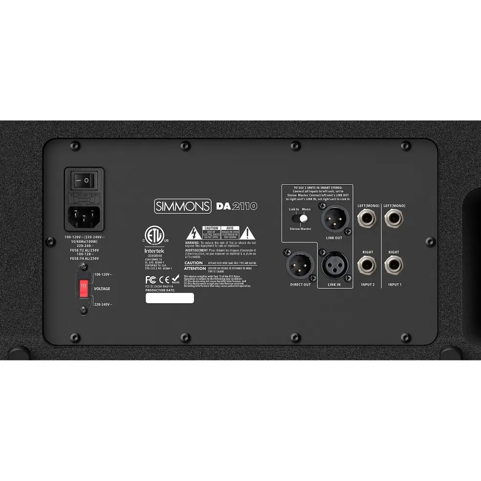 Simmons DA2110 Advanced Drum Amp
