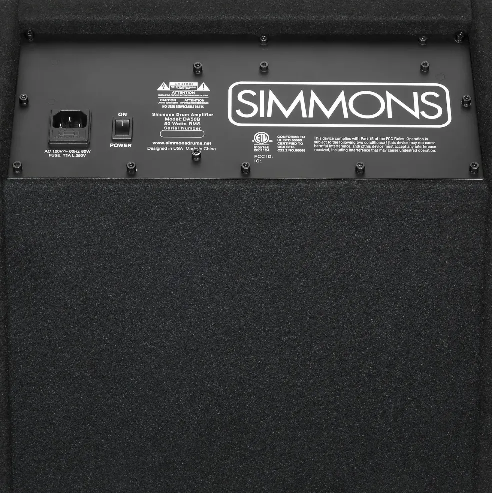 Simmons DA50B Electronic Drum Set Monitor With Bluetooth