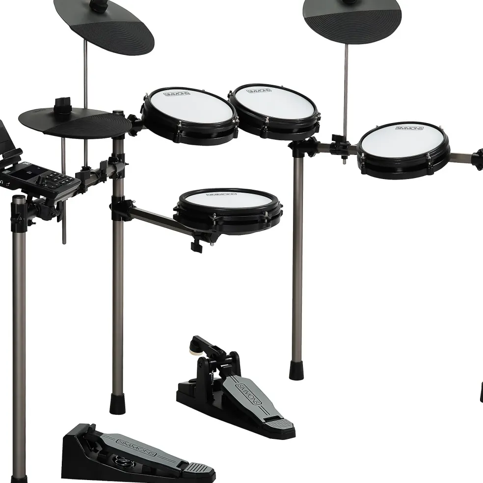 Simmons Titan 20 Electronic Drum Kit With Mesh Pads and Bluetooth