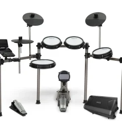 Simmons Titan 50 Electronic Drum Kit With Mesh Pads, Bluetooth and DA2112 Drum Amp