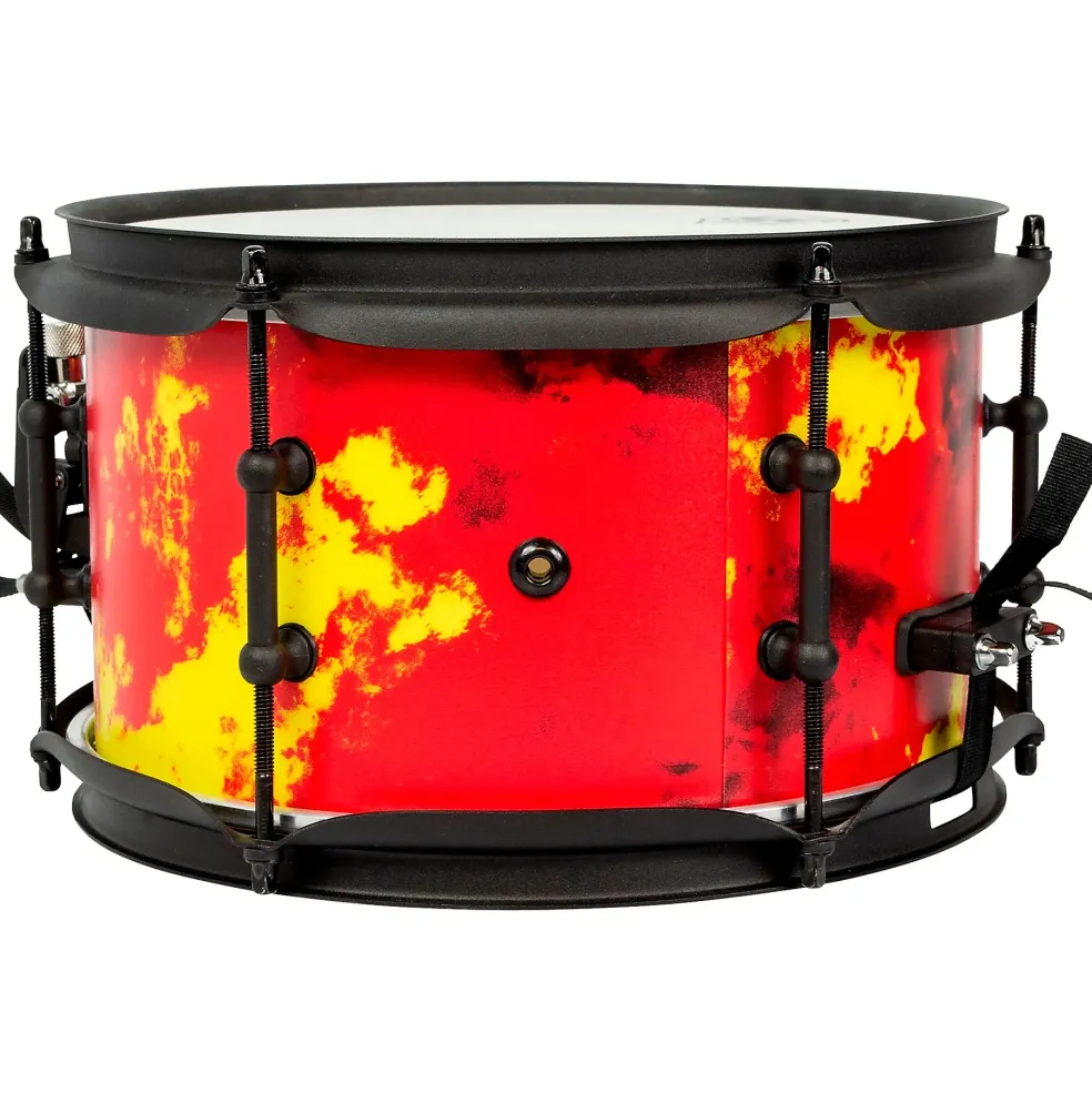 SJC Drums Josh Dun Inferno Side Snare 10 x 6 in. Inferno Custom Wrap