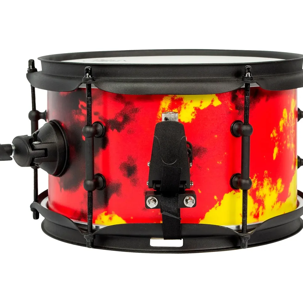 SJC Drums Josh Dun Inferno Side Snare 10 x 6 in. Inferno Custom Wrap