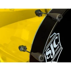 SJC Drums Josh Dun Torch 3-Piece Shell Pack Yellow Acrylic