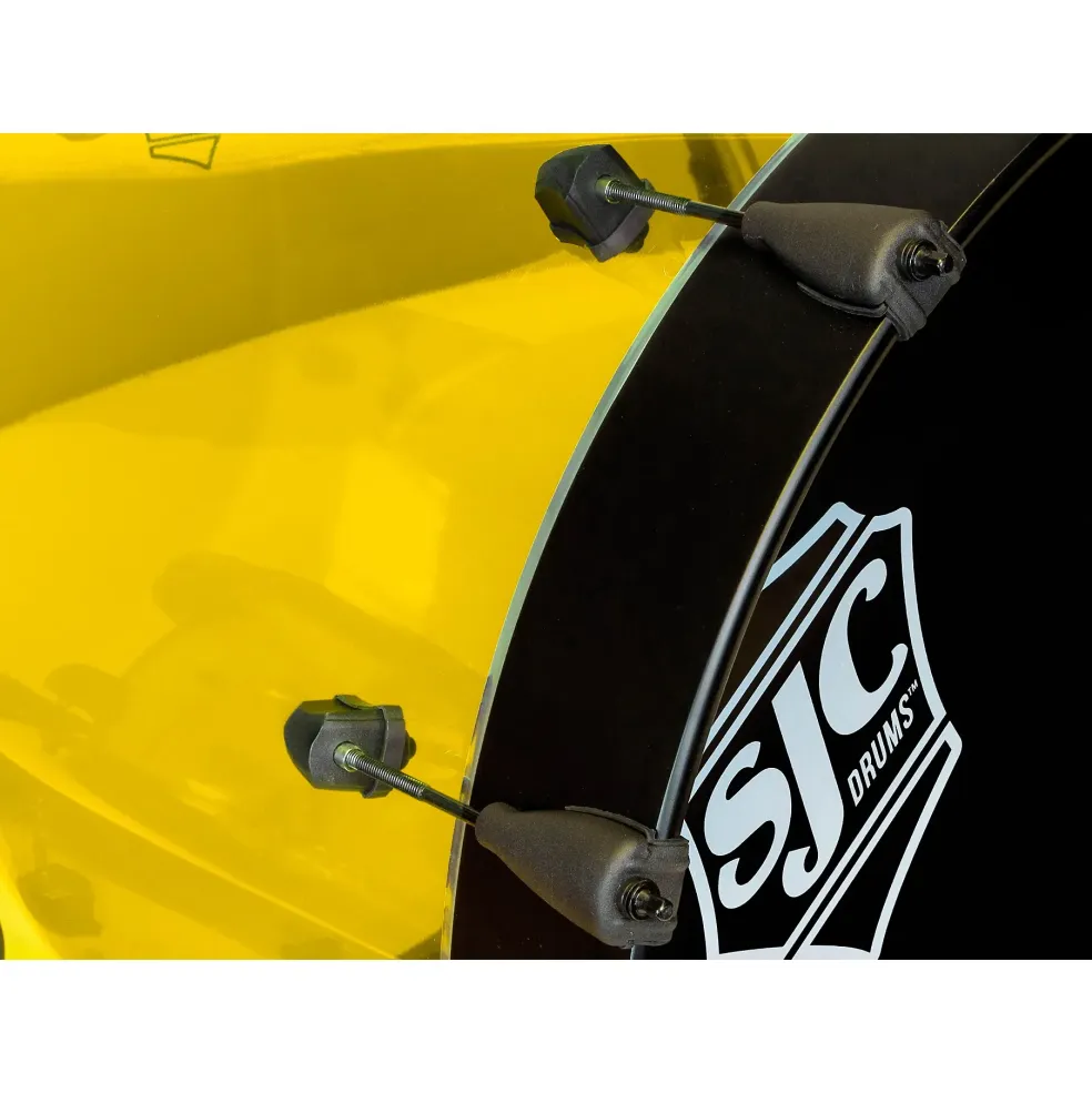 SJC Drums Josh Dun Torch 3-Piece Shell Pack Yellow Acrylic