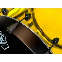 SJC Drums Josh Dun Torch 3-Piece Shell Pack Yellow Acrylic