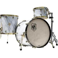 SJC Drums 3-Piece Providence Series Shell Pack Calcutta White