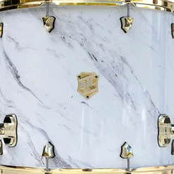 SJC Drums Providence Series Floor Tom Add On with Brass Hardware 16 x 18 in. Calcutta White