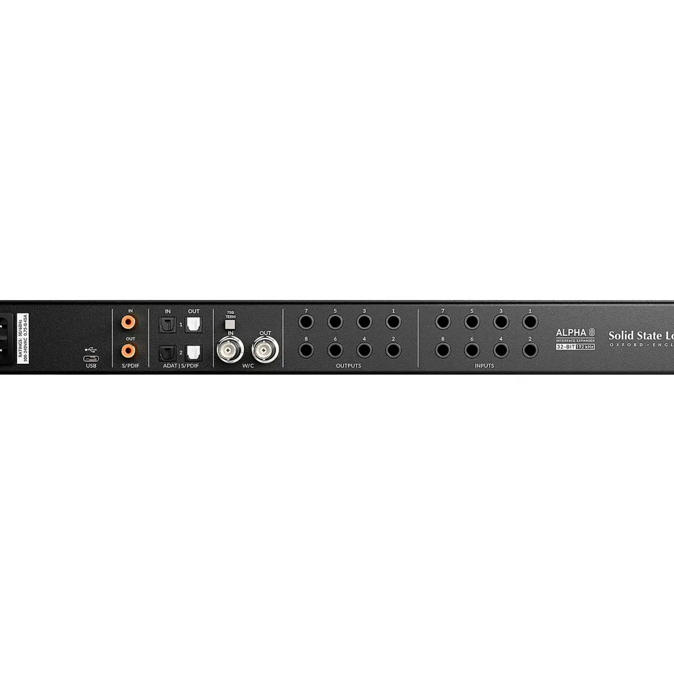 Solid State Logic SSL 18 USB-C Audio Interface with Alpha 8 Expander & UF1 DAW Control Center Bundle