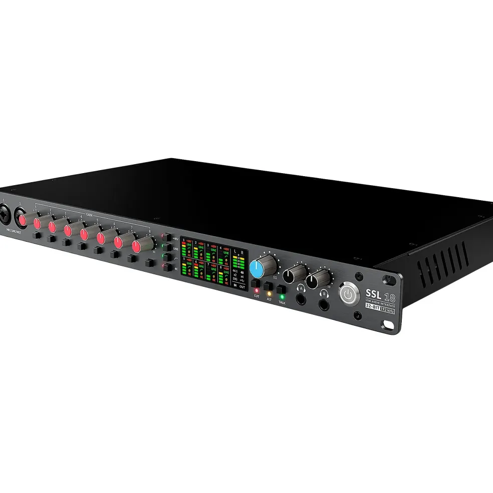 Solid State Logic SSL 18 USB-C Audio Interface with Alpha 8 Expander & UF1 DAW Control Center Bundle