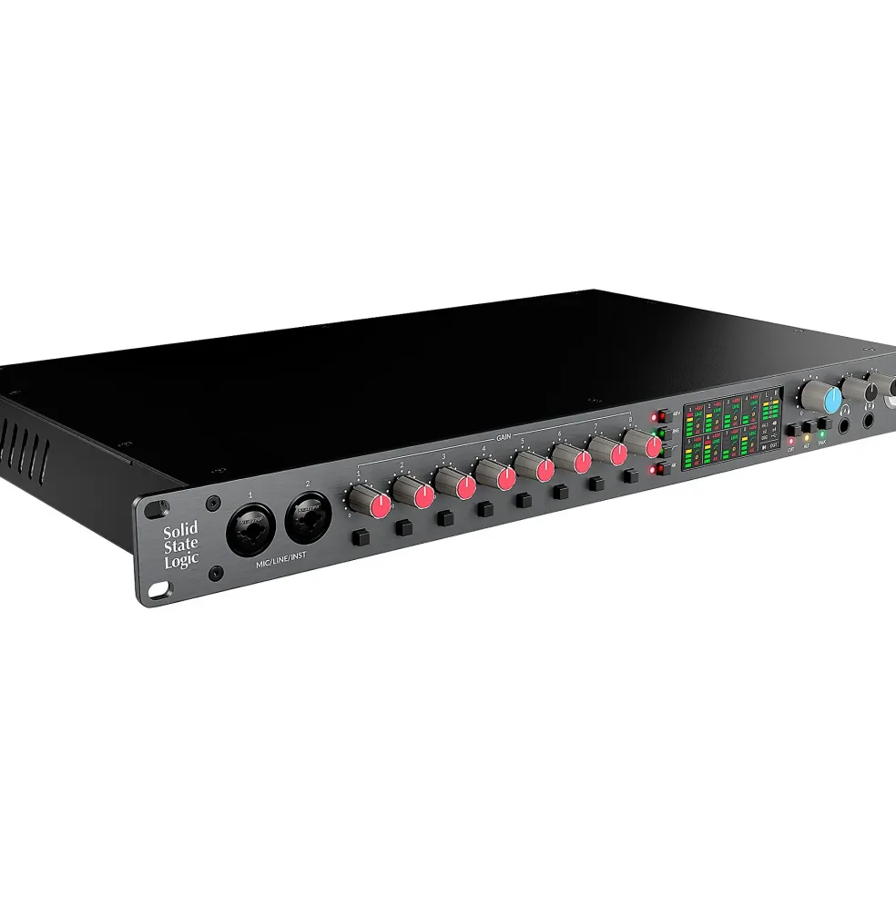 Solid State Logic SSL 18 USB-C Audio Interface with Alpha 8 Expander & UF1 DAW Control Center Bundle