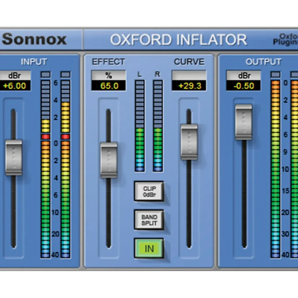 Sonnox Oxford Inflator (HD-HDX) Oxford Inflator (Native) Software Download