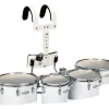 Sound Percussion Labs Birch Marching Quads with Carrier 8/10/12/13 White