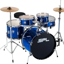 Sound Percussion Labs Junior Kicker 5-Piece Drum Set Metallic Blue
