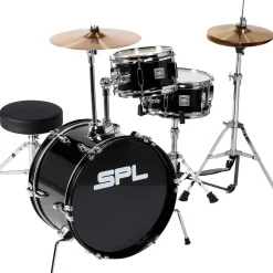 Sound Percussion Labs Lil' Kicker 3-Piece Junior Drum Set Black