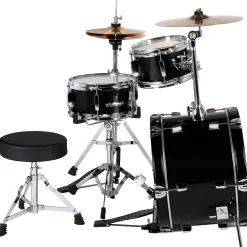 Sound Percussion Labs Lil' Kicker 3-Piece Junior Drum Set Black