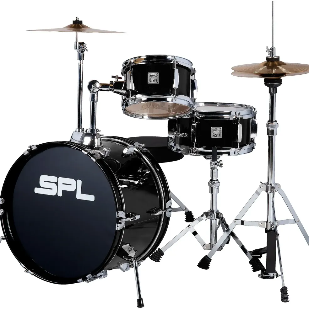 Sound Percussion Labs Lil' Kicker 3-Piece Junior Drum Set Black