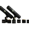 Soyuz Microphones 013 FET-MAC-B Matched Pair Small Diaphragm FET Microphones Black Finish (cardioid, omni and hypercardioid capsules, 10dB pad)