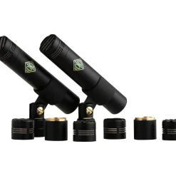 Soyuz Microphones 013 FET-MAC-B Matched Pair Small Diaphragm FET Microphones Black Finish (cardioid, omni and hypercardioid capsules, 10dB pad)