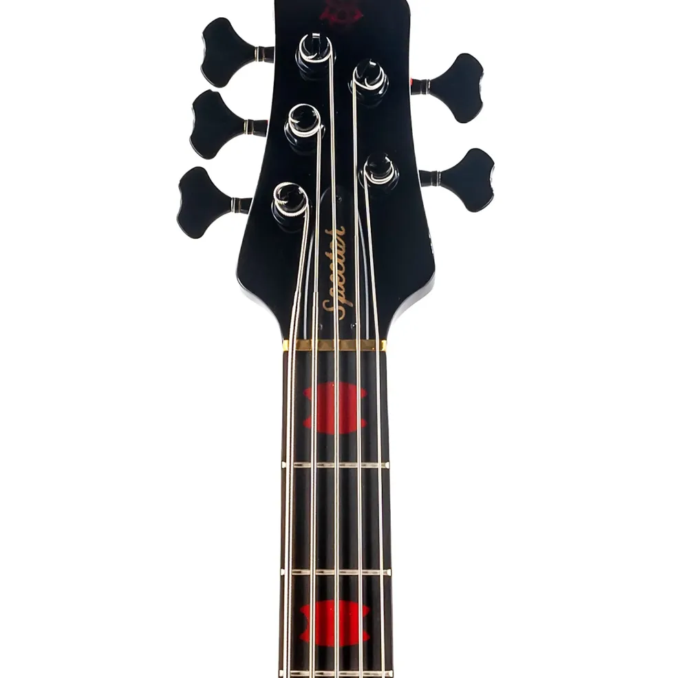 Spector Euro5LX Alex Webster 5-String Electric Bass Black/Red