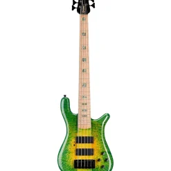 Spector NS5 Maple Burl/Wide Neck Green