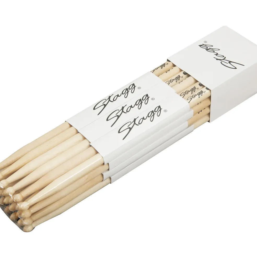 Stagg Birch Drum Sticks 12-Pair 5A
