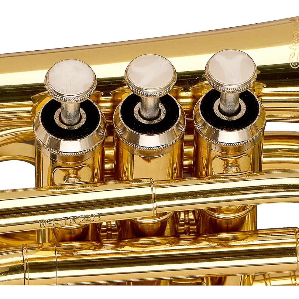 Stagg WS-TR245S Series Bb Pocket Trumpet Clear Lacquer